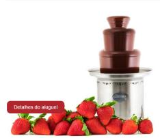 cascata de chocolate